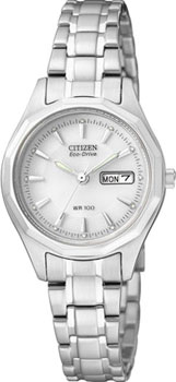 Японские наручные  женские часы Citizen EW3140-51AE. Коллекция Eco-Drive - фото 1