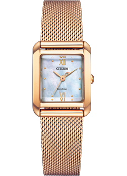 Японские наручные  женские часы Citizen EW5593-64D. Коллекция Eco-Drive