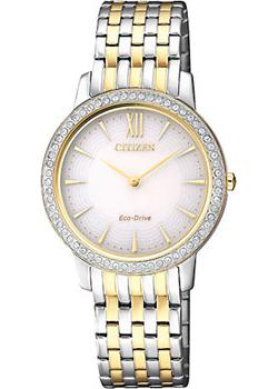 

Японские наручные женские часы Citizen EX1484-81A. Коллекция Eco-Drive