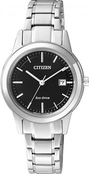 Японские наручные  женские часы Citizen FE1081-59E. Коллекция Eco-Drive - фото 1