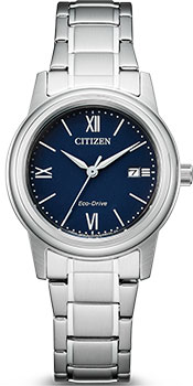 Японские наручные  женские часы Citizen FE1220-89L. Коллекция Eco-Drive - фото 1