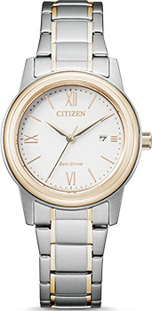 Японские наручные  женские часы Citizen FE1226-82A. Коллекция Basic - фото 1