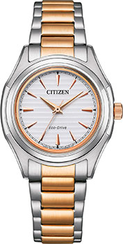 Японские наручные  женские часы Citizen FE2116-85A. Коллекция Elegance - фото 1