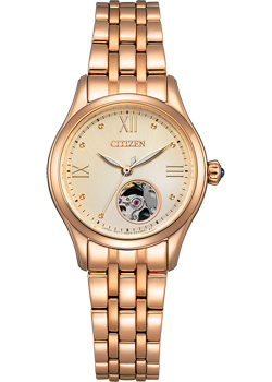 Японские наручные  женские часы Citizen PR1043-80P. Коллекция Automatic - фото 1