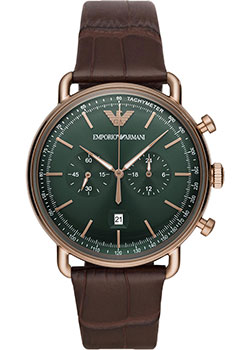 fashion наручные  мужские часы Emporio armani AR11334. Коллекция Aviator - фото 1