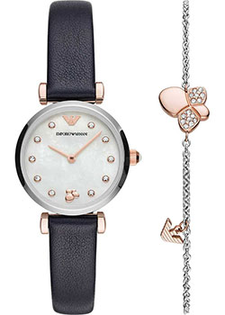 fashion наручные  женские часы Emporio armani AR80036. Коллекция Gianni T-Bar - фото 1