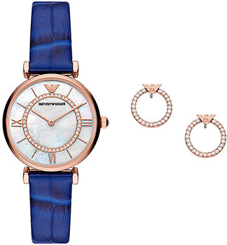 

fashion наручные женские часы Emporio armani AR80053. Коллекция Dress Watch Gift Set