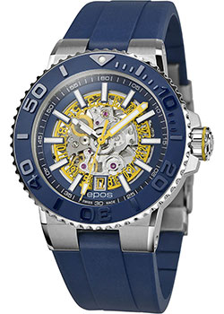 

Швейцарские наручные мужские часы Epos 3441.135.96.16.56. Коллекция Sportive Diver