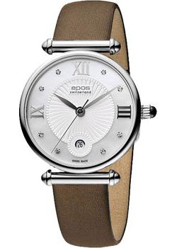 

Швейцарские наручные женские часы Epos 8000.700.20.88.87. Коллекция Quartz