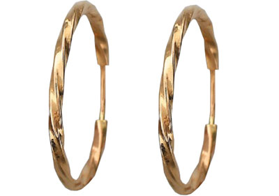 

Золотые серьги 01C011887