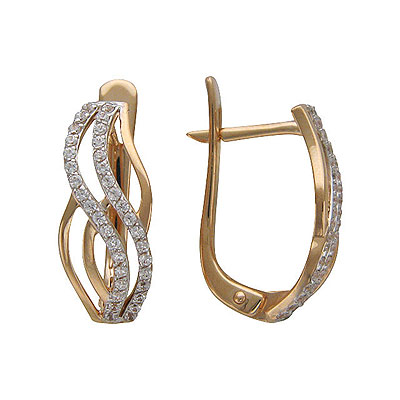 

Золотые серьги 01C115305