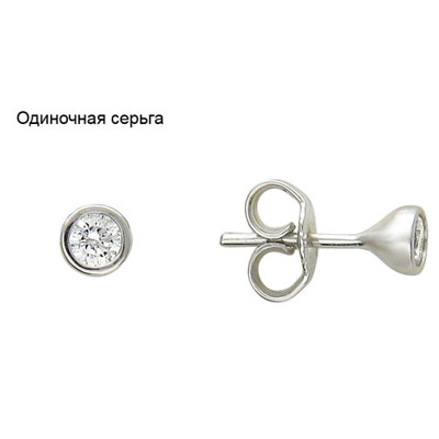 

Золотые серьги 01C126024