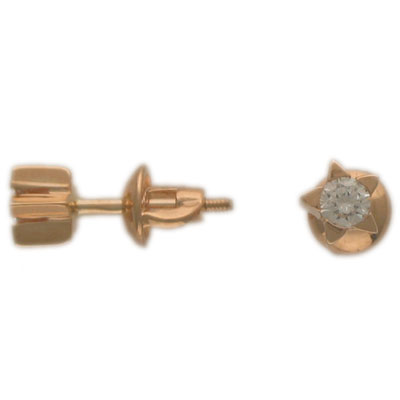 

Золотые серьги 01C613199