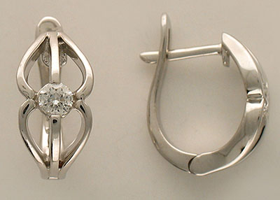 

Золотые серьги 01C673815