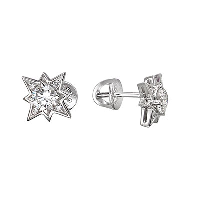 

Золотые серьги 01C678976