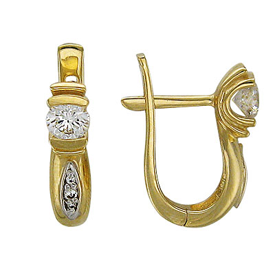 

Золотые серьги 01C685101