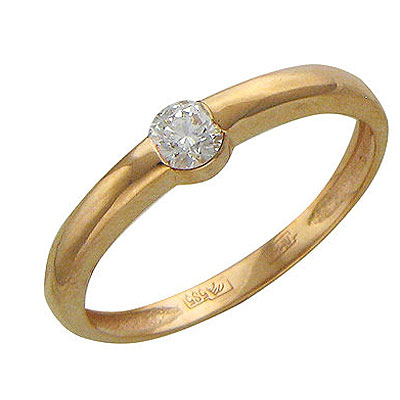 Золотое кольцо Ювелирное изделие 01K614076