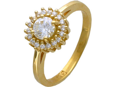 Золотое кольцо Ювелирное изделие 01K643338