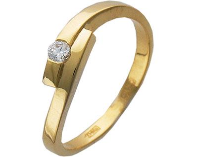 Золотое кольцо  32K640559 - фото 1