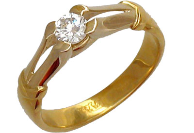 

Золотые серьги 32K660228