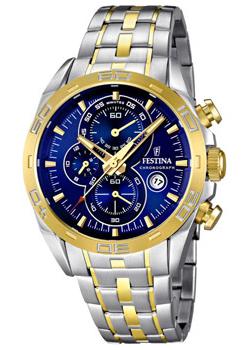 

fashion наручные мужские часы Festina 16655.3. Коллекция Crono Acero Sin Alarma