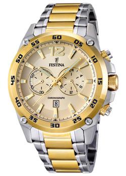 

fashion наручные мужские часы Festina 16681.1. Коллекция Crono Acero Sin Alarma