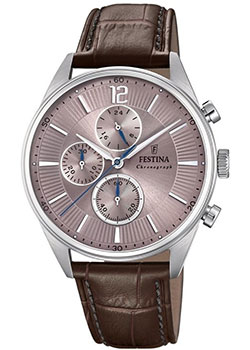 

fashion наручные мужские часы Festina 20286.2. Коллекция Chronograph