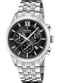 

fashion наручные мужские часы Festina F20040.4. Коллекция Swiss Made