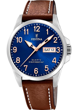 fashion наручные  мужские часы Festina F20358.B. Коллекция Classics