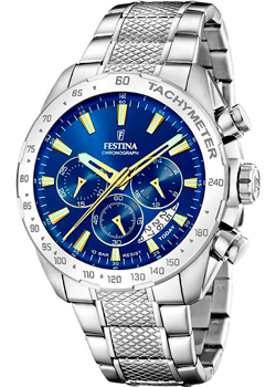 fashion наручные  мужские часы Festina F20668.2. Коллекция Timeless Chronograph