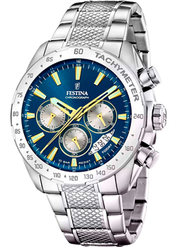 fashion наручные  мужские часы Festina F20668.5. Коллекция Timeless Chronograph