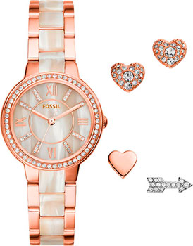 

fashion наручные женские часы Fossil ES3965_set. Коллекция Virginia