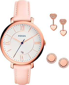 

fashion наручные женские часы Fossil ES4202_set. Коллекция Jacqueline