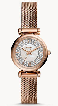 

fashion наручные женские часы Fossil ES4836. Коллекция Carlie Mini