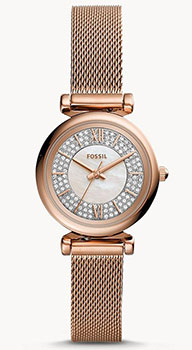 fashion наручные  женские часы Fossil ES4836. Коллекция Carlie Mini - фото 1