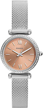fashion наручные  женские часы Fossil ES5088. Коллекция Carlie Mini - фото 1