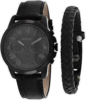 

fashion наручные мужские часы Fossil FS5147_SET. Коллекция Grant