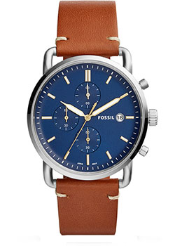 fashion наручные  мужские часы Fossil FS5401. Коллекция The Commuter - фото 1