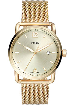 fashion наручные  мужские часы Fossil FS5420. Коллекция The Commuter - фото 1