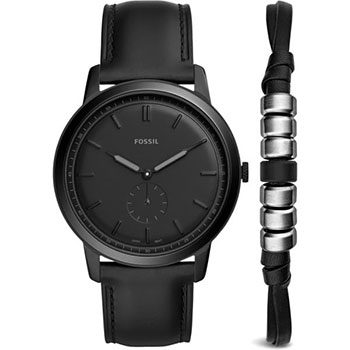 

fashion наручные мужские часы Fossil FS5500_SET. Коллекция The Minimalist