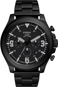 

fashion наручные мужские часы Fossil FS5754. Коллекция Latitude