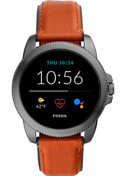 

fashion наручные мужские часы Fossil FTW4055. Коллекция Gen 5E Smartwatch