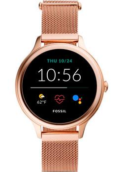 

fashion наручные женские часы Fossil FTW6068. Коллекция Gen 5E Smartwatch