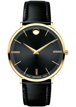 

Швейцарские наручные мужские часы Movado 0607087. Коллекция Ultra Slim