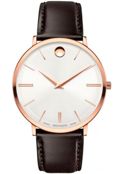 

Швейцарские наручные мужские часы Movado 0607089. Коллекция Ultra Slim