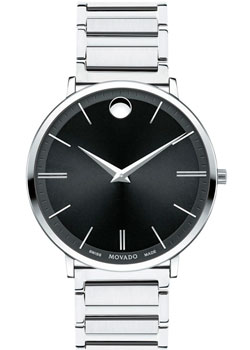 

Швейцарские наручные мужские часы Movado 0607167. Коллекция Ultra Slim