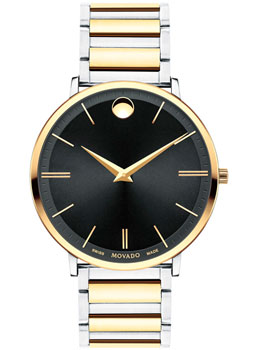 Швейцарские наручные  мужские часы Movado 0607169. Коллекция Ultra Slim - фото 1