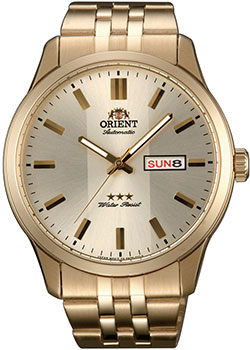 Японские наручные  мужские часы Orient RA-AB0009G19B. Коллекция Three Star - фото 1