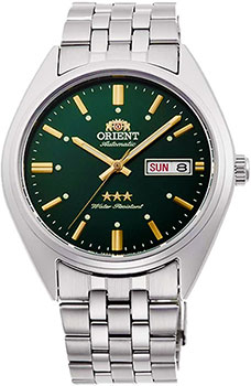 Японские наручные  мужские часы Orient RN-AB0E07E21Z. Коллекция Three Star - фото 1