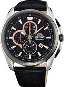 

Японские наручные мужские часы Orient TT13003B. Коллекция Sporty Chrono